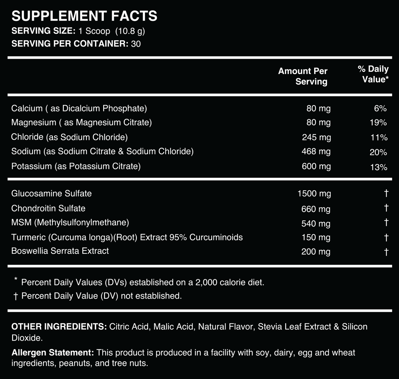Joint Support Infused Electrolytes - Mango (30 Servings)